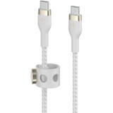 BELKIN Cablu Date Flex USB-C/USB-C till 60W 1m, white CAB011bt1MWH