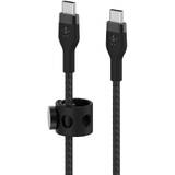 BELKIN Cablu Date Flex USB-C/USB-C till 60W 2m, black CAB011bt2MBK