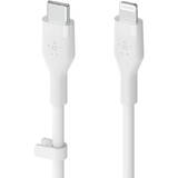 Cablu Date Flex Lightning/USB-C 15W 1m, mfi, 15W, white CAA009bt1MWH