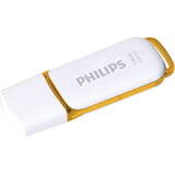 Memorie USB Philips USB 3.0 128GB Snow Edition Orange
