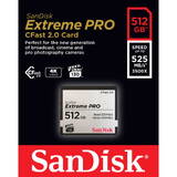 CFAST 2.0 VPG130   512GB Extreme Pro SDCFSP-512G-G46D