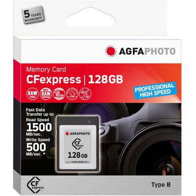 Card de Memorie AgfaPhoto CFexpress 128GB Professional High Speed