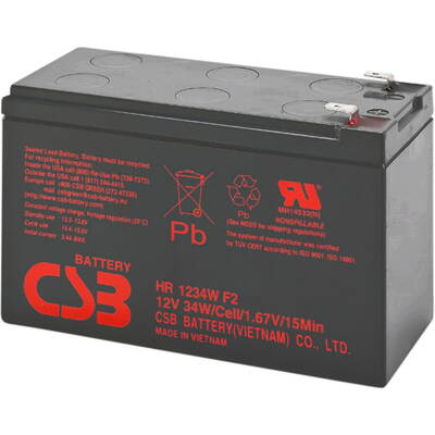 BlueWalker PowerWalker 12V/9Ah CSB VRLA Rechargeable Battery