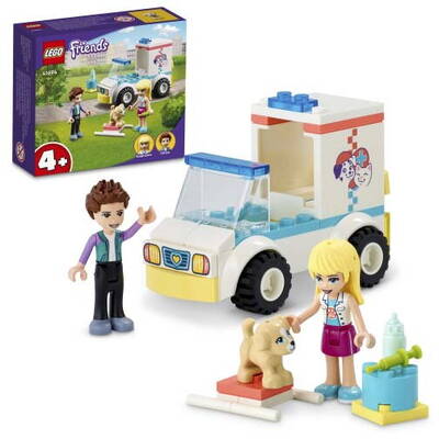 LEGO Friends - Ambulanta clinicii animalutelor 41694, 54 piese