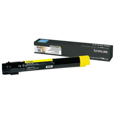 Toner imprimanta Lexmark X950X2YG Yellow