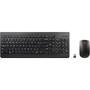 Kit Periferice Lenovo Tastatura + Mouse Essential Combo, Wireless, Black