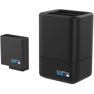 GoPro Dual Battery Charger + Battery (HERO7 Black / HERO6 Black / HERO5 Black / HERO 2018)
