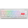 Tastatura Ducky Gaming One 2 SF Pure White RGB Cherry MX Red Mecanica
