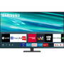 Televizor Samsung LED Smart TV QLED 75Q80A Seria Q80A 189cm argintiu-negru 4K UHD HDR