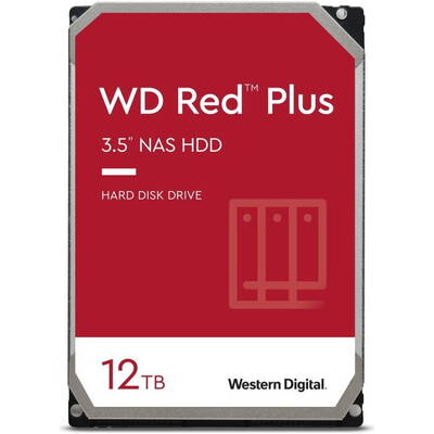 Hard Disk WD Red Plus 12TB SATA-III 7200RPM 256MB