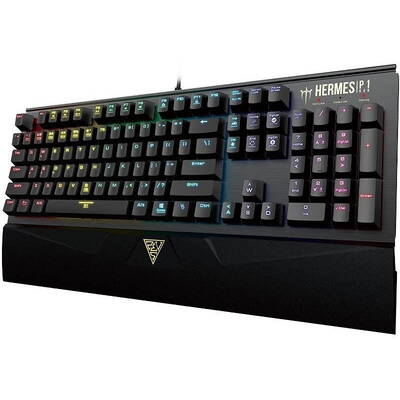 Tastatura Gamdias Gaming Hermes P1 RGB Black Switch Mecanica