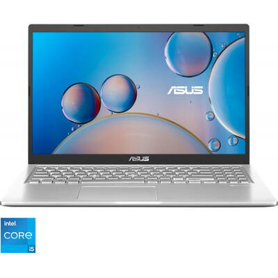 Laptop Asus 15.6'' X515EA, FHD, Procesor Intel Core i5-1135G7 (8M Cache, up to 4.20 GHz), 8GB DDR4, 512GB SSD, Intel Iris Xe, No OS, Transparent Silver