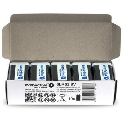 everActive Baterie Alkaline batteries Pro Alkaline LR6 AA - shrink pack - 10 pieces