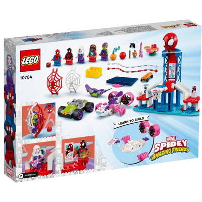 LEGO Super Heroes - Spidey si prietenii lui uimitori Adapostul Omului paianjen 10784, 155 piese