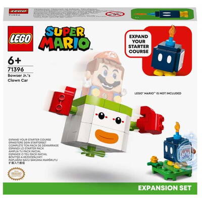 LEGO Super Mario - Set de extindere Clovn-mobil Bowser Jr. 71396, 84 piese