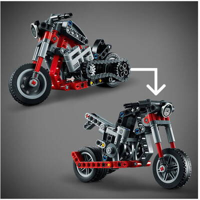 LEGO Technic - Motocicleta 42132, 163 piese