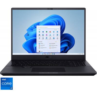 Laptop Asus 16'' ProArt Studiobook Pro 16 OLED H7600HM, 4K, Procesor Intel Core i7-11800H (24M Cache, up to 4.60 GHz), 32GB DDR4, 2x 1TB SSD, GeForce RTX 3060 6GB, Win 11 Pro, Star Black