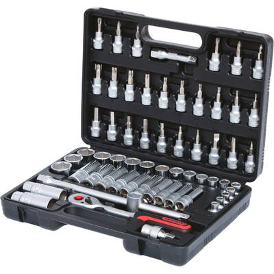 KS Tools 3/8  Socket Wrench-Set 61-pieces  911.0661