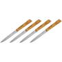 Opinel Set of 4 table knives Bon Appetit South Olive Wood  No 125