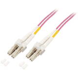 Accesoriu Retea Mcab Cablu Fibra Optica 15M LWL JUMPER OM4 - LC/LC/50/125 - LSZH - DUPLEX - VIOLETT