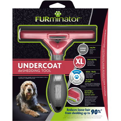 FURminator - pentru câini cu păr lung - XL