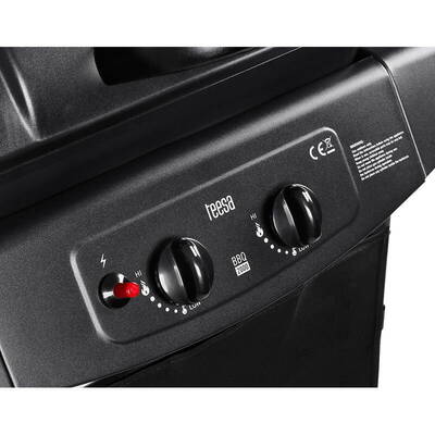 teesa Gratar TSA0080, 5 kW, 2 arzatoare (Negru)