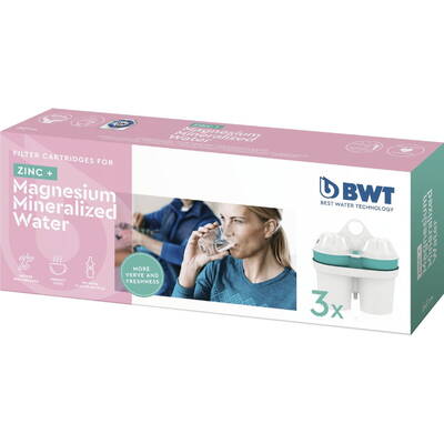 BWT 814453 3-Pack +Zinc Magnesium Mineralized Water