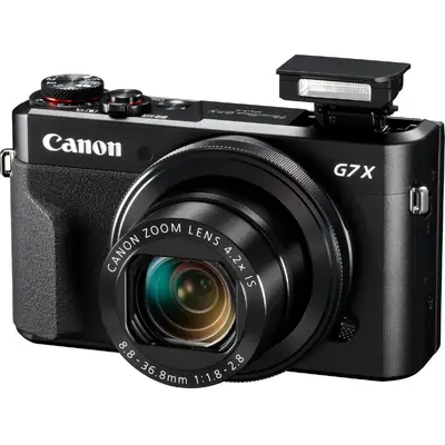 Aparat foto DSLR Canon PowerShot G7 X Mark II, 20.1MP, Black