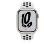 Smartwatch Apple Nike 7, 41mm Aluminium Starlight cu Pure Platinum/Black Nike Sport Band Regular + GPS