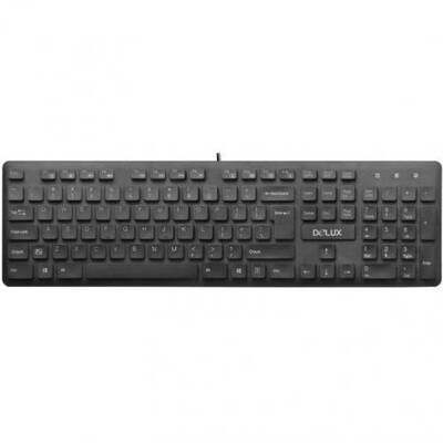 Kit Periferice Delux Tastatura KA150U + Mouse M321BU, Black