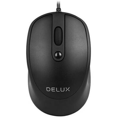 Mouse Delux M366BU-BK USB Black