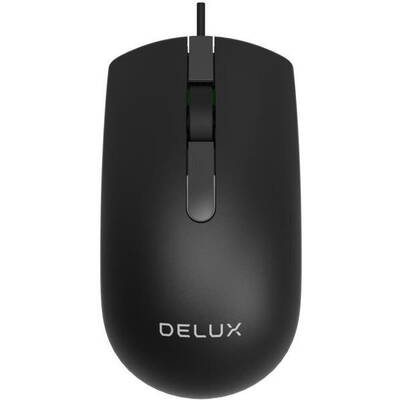 Mouse Delux M322BU-BK USB Black