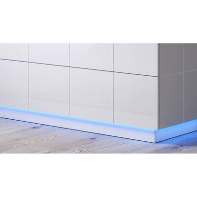 Cama MEBLE  Cama Lighting REJA 4S albastru