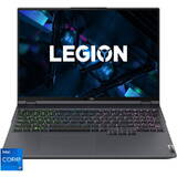 Gaming 16'' Legion 5 Pro 16ITH6H, WQXGA IPS 165Hz G-Sync, Procesor Intel Core i7-11800H (24M Cache, up to 4.60 GHz), 32GB DDR4, 1TB SSD, GeForce RTX 3060 6GB, No OS, Storm Grey