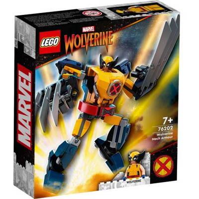 LEGO Super Heroes - Armura de robot a lui Wolverine 76202, 142 piese