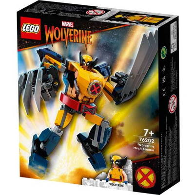 LEGO Super Heroes - Armura de robot a lui Wolverine 76202, 142 piese