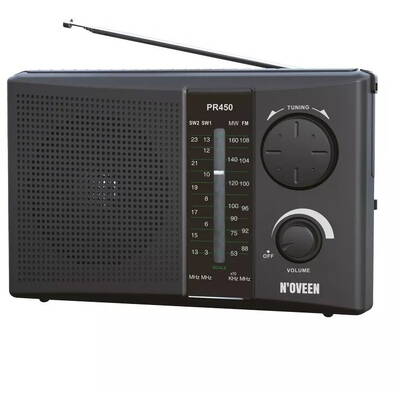 Mini-Sistem Audio Radio portabil N'oveen PR450 Black