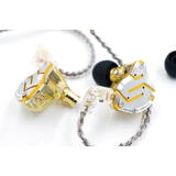 Casti in-ear ZS10 Pro. Căști aurii de 3,5 mm