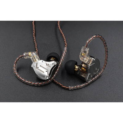 Casti In-Ear KZ Casti in-ear ZS10 Pro, negre, 3,5 mm