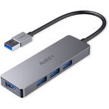 Hub USB AUKEY CB-H36 HUB din aluminiu USB-A | Ultra Slim | 4in1 | 4xUSB 3.0 | 5 Gbps