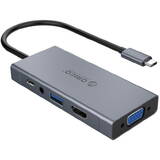 USB-C VGA, HDMI, AUDIO, PD 60 W