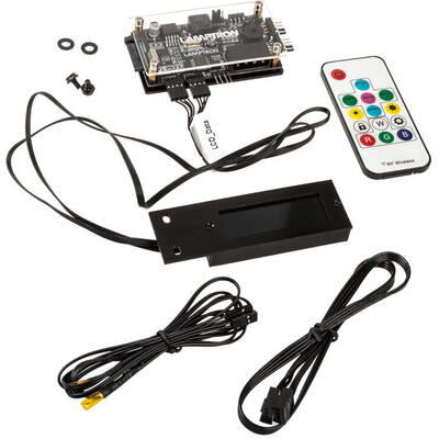 Modding PC Lamptron Controller pentru ventilator PCI RGB LED C20, Negru
