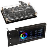 Modding PC Lamptron Controller pentru ventilator PCI RGB LED SM436, Negru