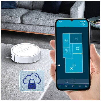 ROWENTA Aspirator robot X-Plorer Serie 120 RR7877WH, 0.7L, 33W, alb, Li-Ion