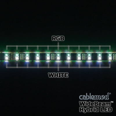 Modding PC CableMod WideBeam Hybrid LED Kit 30cm - RGB/W
