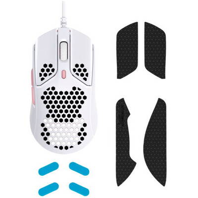 Mouse HyperX Gaming Pulsefire Haste, White-Pink