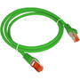 Accesoriu Retea A-LAN KKS6ZIE1.0 Patch-cord F/UTP cat.6 PVC 1.0m green
