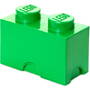 Room Copenhagen Cutie depozitare LEGO 2 verde inchis