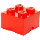 Room Copenhagen Cutie depozitare LEGO 2x2 rosu