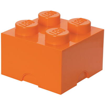 Room Copenhagen Cutie depozitare LEGO 2x2 portocaliu